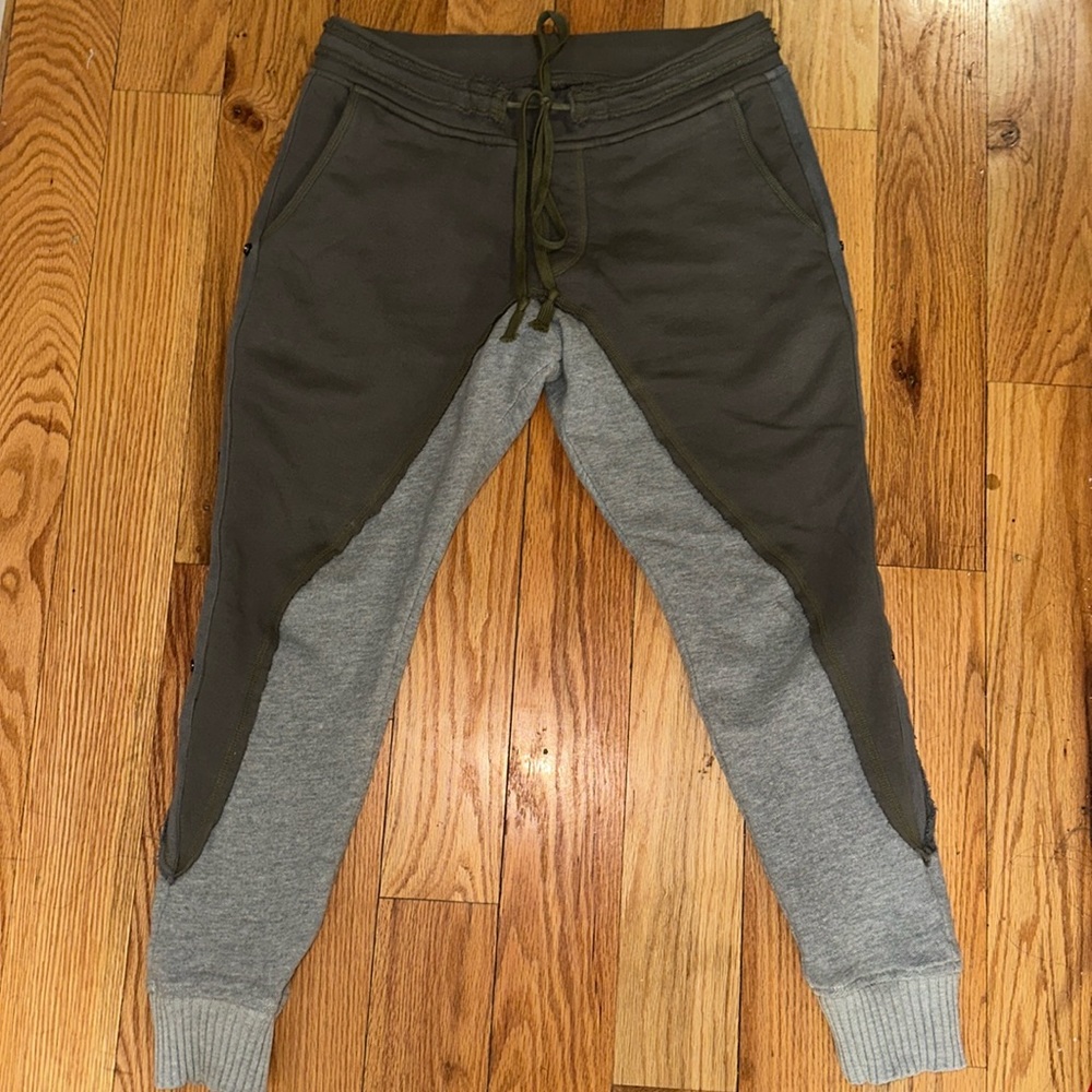 Greg Lauren Patchwork Drawstring Trousers - Worn … - image 1